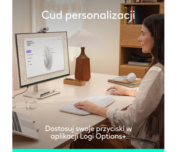 Logitech M850 L biały - 1533426 - zdjęcie 6
